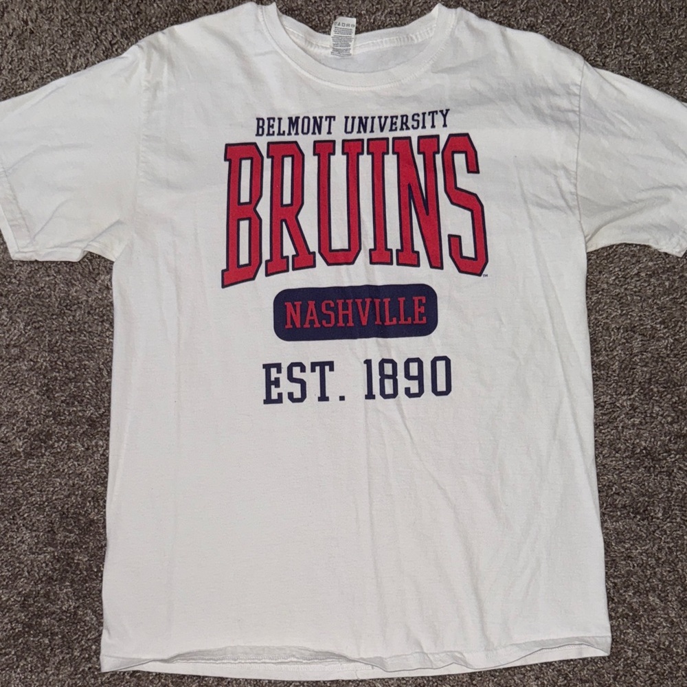 White Belmont University Bruins T-Shirt